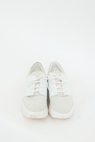 Common Projects White Leather Track Sneaker