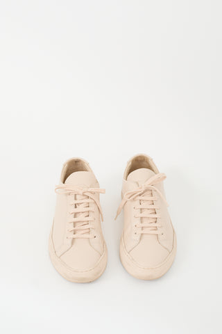 Woman by Common Projects Pink Leather Achilles Low Sneaker