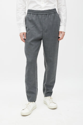 Wood Wood Grey Cropped Jogger Pant