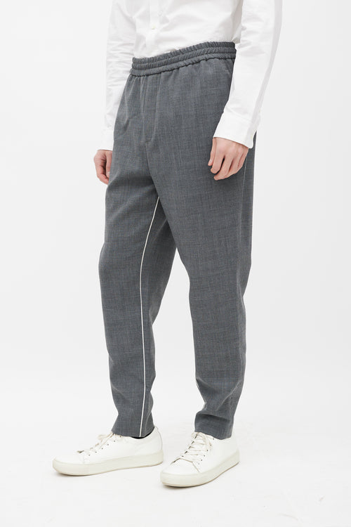 Wood Wood Grey Cropped Jogger Pant