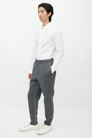 Wood Wood Grey Cropped Jogger Pant