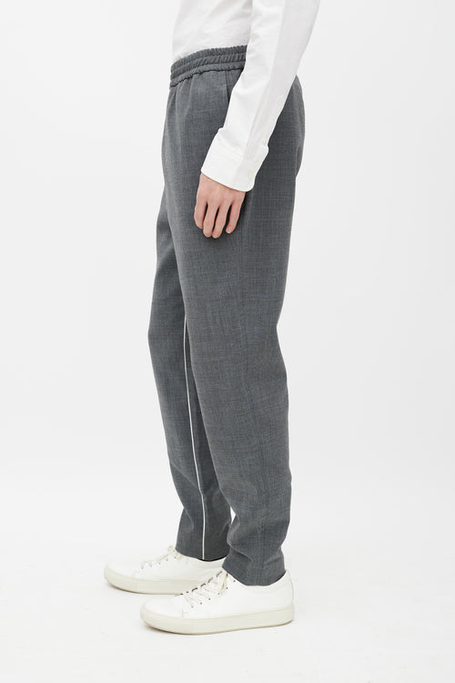 Wood Wood Grey Cropped Jogger Pant