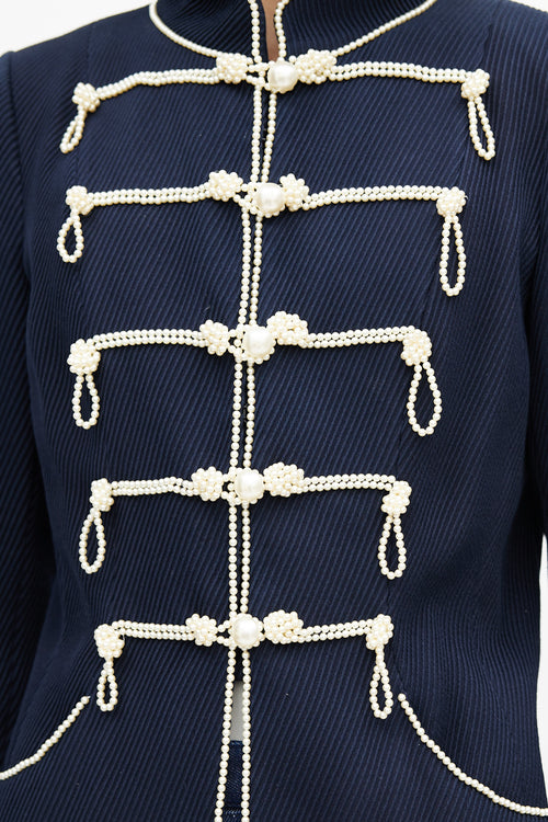 Spring 2009 Navy Majorette Pearl Blazer