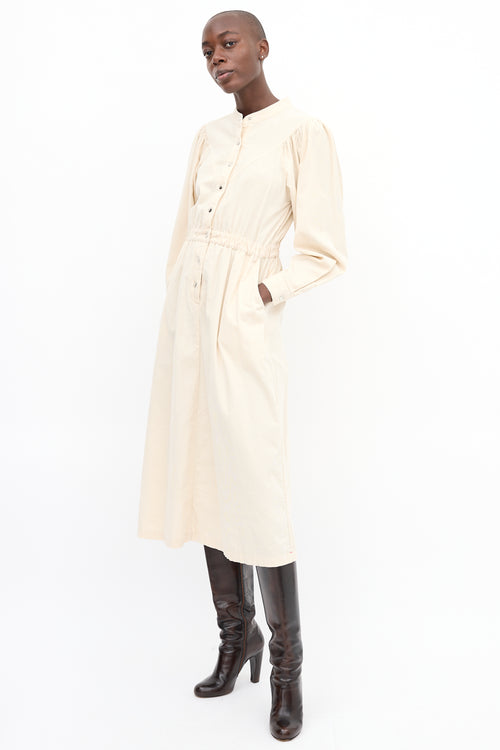 Xirena Cream Corduroy Audrey Midi Dress