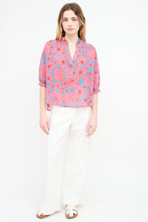 Xirena Floral Tunic Top