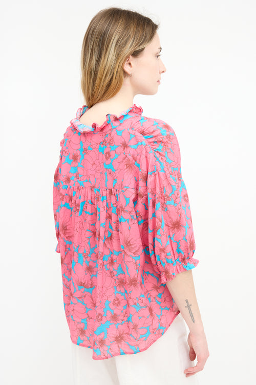 Xirena Floral Tunic Top