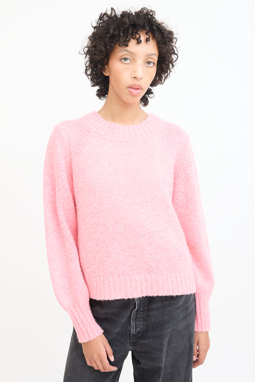 Xirena Pink Wool Knit Sweater