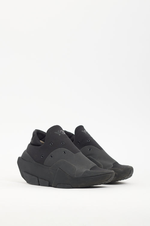 Y-3 Black Neoprene Mira Sneaker