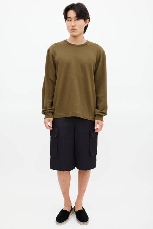 Y-3 Green Fishtail Sweatshirt