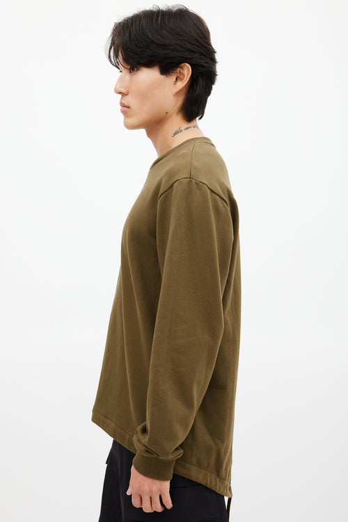 Y-3 Green Fishtail Sweatshirt