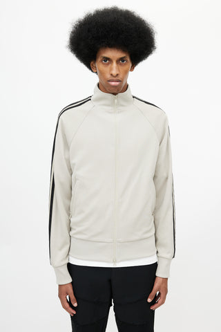 Y-3 x Adidas Beige 
Black Track Jacket