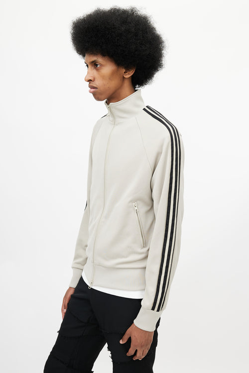 Y-3 x Adidas Beige 
Black Track Jacket