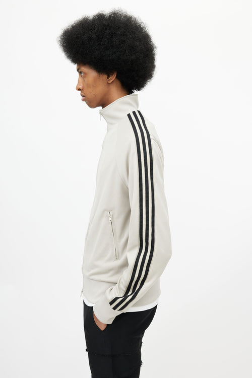 Y-3 x Adidas Beige 
Black Track Jacket