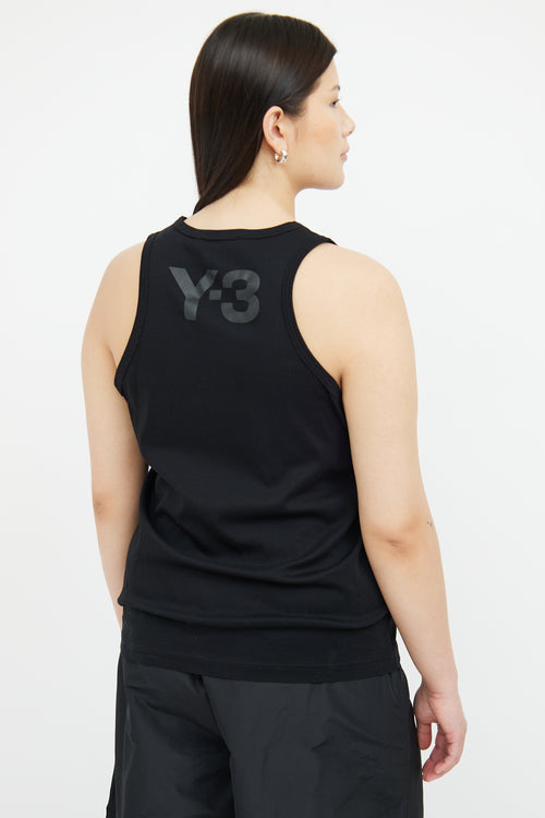 Y-3 Black Logo Sleeveless Tank