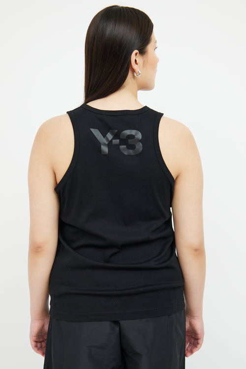 Y-3 Black Logo Sleeveless Tank