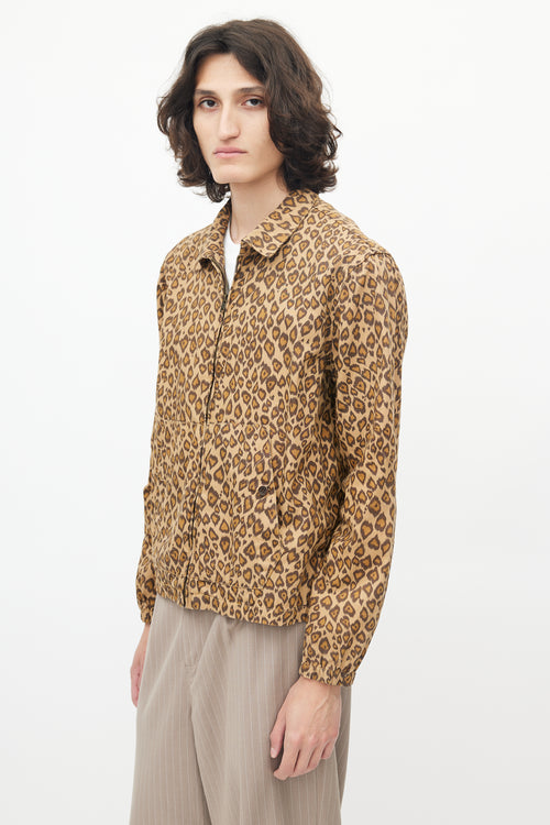 YMC Brown Cotton Patterned Jacket