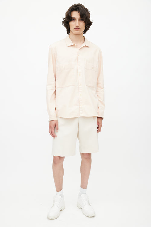 YMC Pink Ripstop Shirt