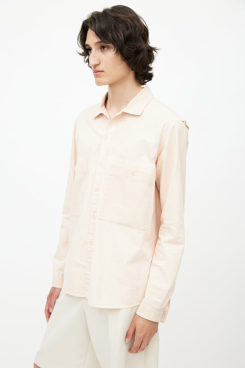 YMC Pink Ripstop Shirt