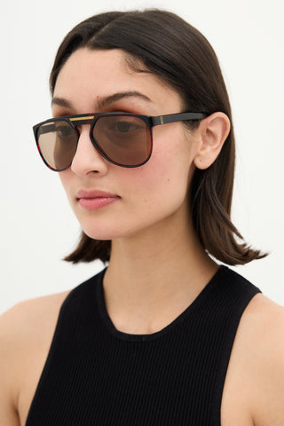 Saint Laurent Brown 8726 P095 Sunglasses