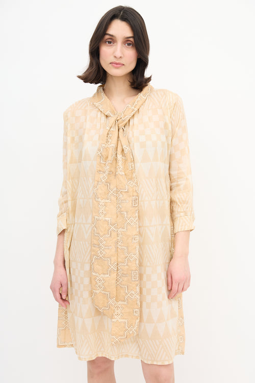 Yvonne S Geometric Tunic Dress