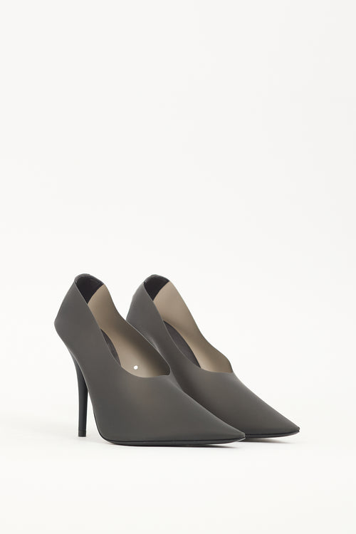 YZY Dark Grey PVC Opaque Akon Pump