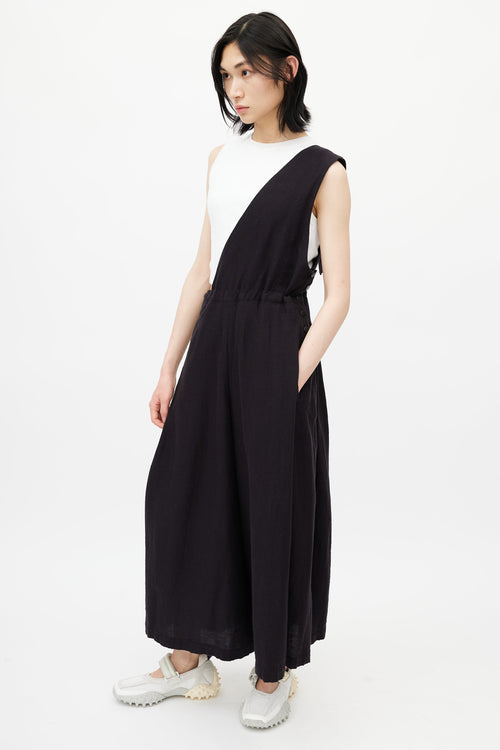 Y
s Black Asymmetrical One Shoulder Jumpsuit