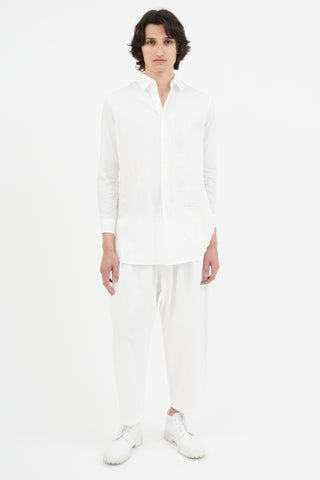 Y
s White Embroidered Shirt