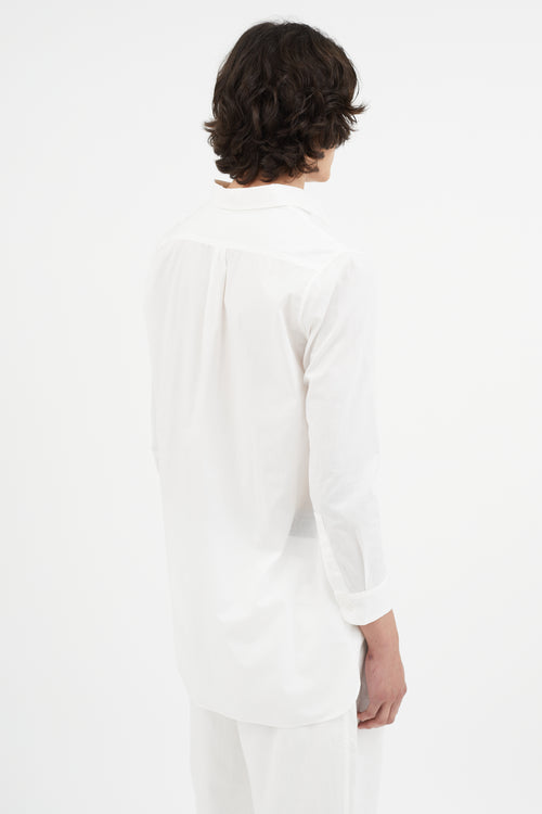 Y
s White Embroidered Shirt