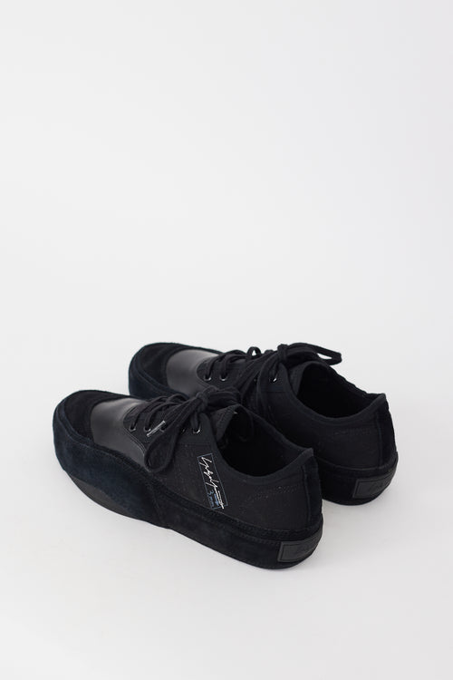 Yohji Yamamoto X Adidas FW 2018 Black Matchcourt Low Sneaker