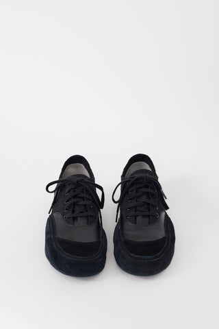 Yohji Yamamoto X Adidas FW 2018 Black Matchcourt Low Sneaker