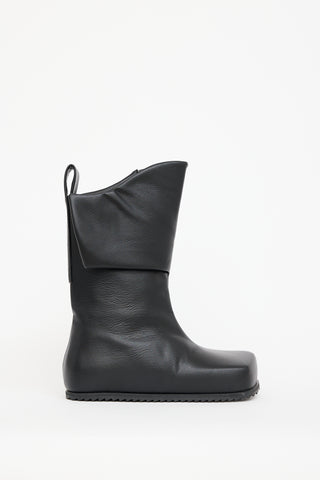 Yume Yume Black Faux Leather Truck Boot