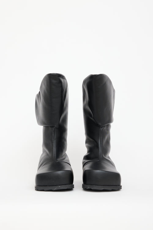 Yume Yume Black Faux Leather Truck Boot