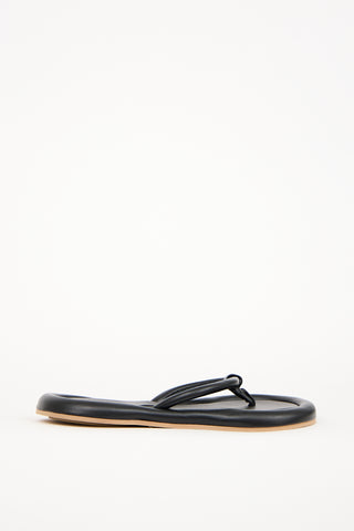 YUME YUME Black Vegan Leather Eight Sandal