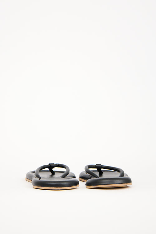 YUME YUME Black Vegan Leather Eight Sandal