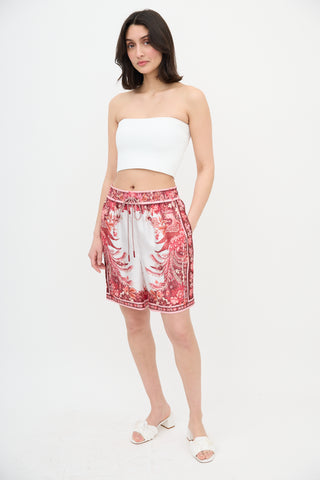 Zimmermann Spring 2020 Silk Wavelength Shorts