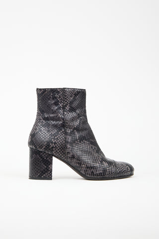 Zadig 
Voltaire Embossed Leather Ankle Boot