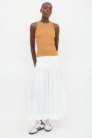 Zimmermann Brown Ribbed Tank Top