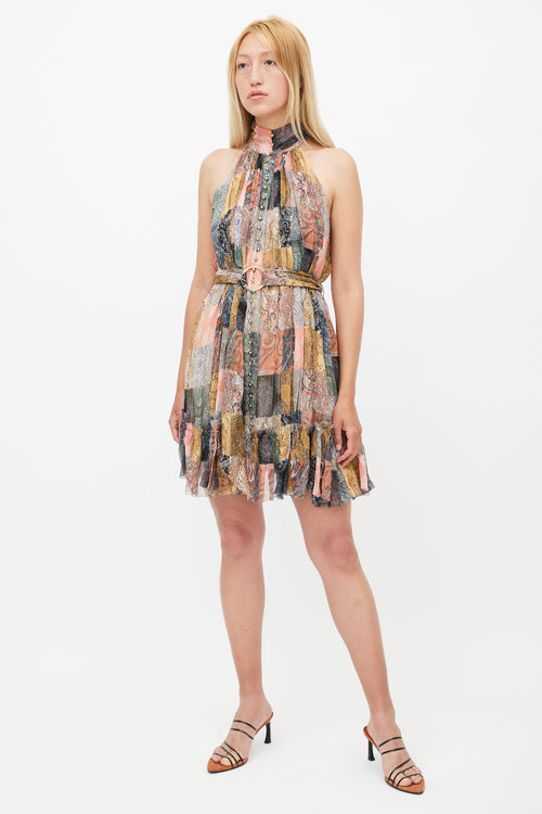 Zimmermann Multicolour Silk Ninety Six Mini Dress