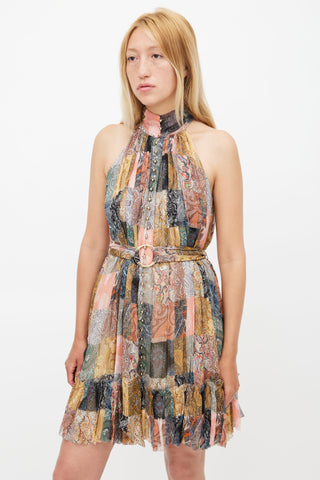 Zimmermann Multicolour Silk Ninety Six Mini Dress