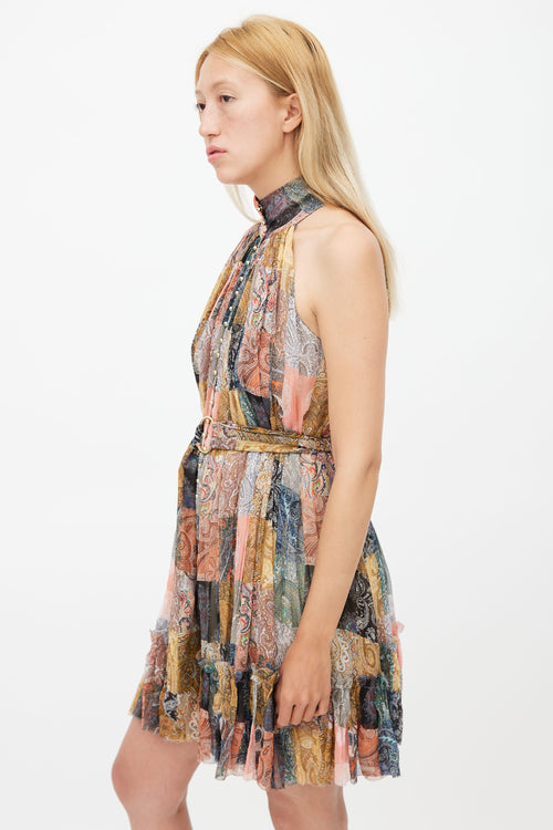 Zimmermann Multicolour Silk Ninety Six Mini Dress