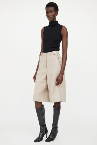 Acne Studios Brown Wool Shorts