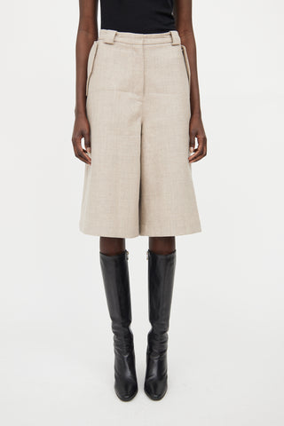 Acne Studios Brown Wool Shorts