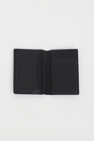 Alexander McQueen Black Leather Skull Cardholder