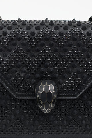 Bulgari X Nicholas Kirkwood Black Serpenti Forever Bag