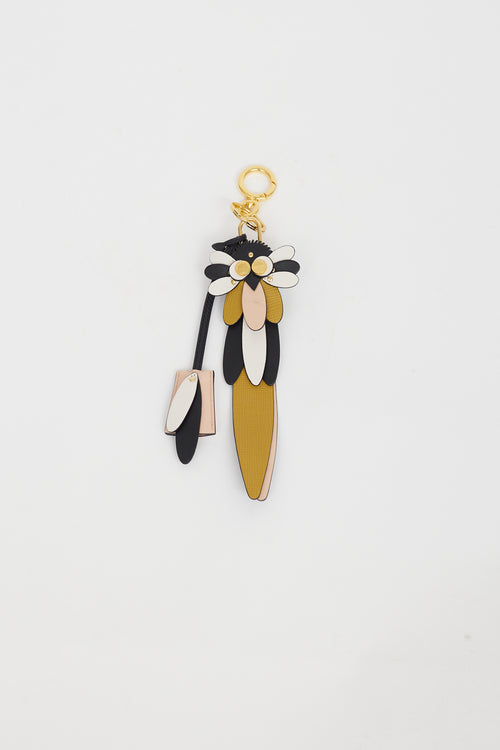 Burberry Gold 
Black Owl Keychain