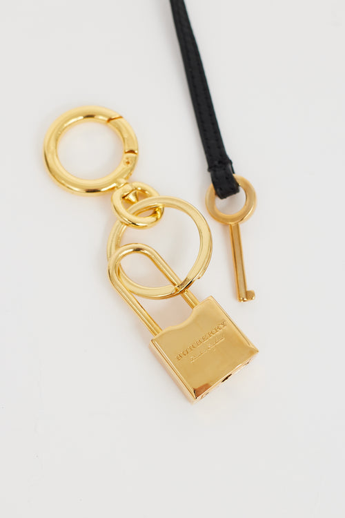 Burberry Gold 
Black Owl Keychain