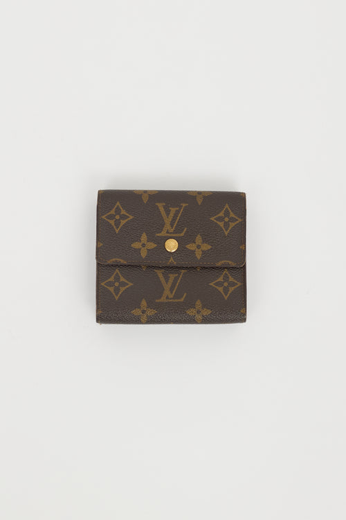 Louis Vuitton Brown Monogram Portomone Dual Side Wallet