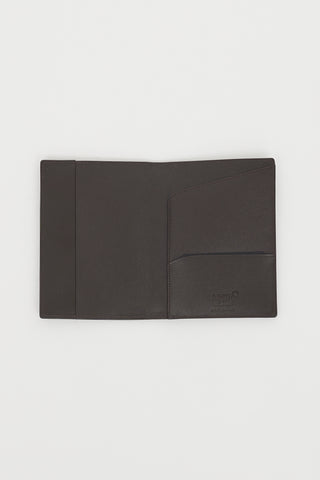 Mont Blanc Brown Leather Logo Meisterstück Passport Holder