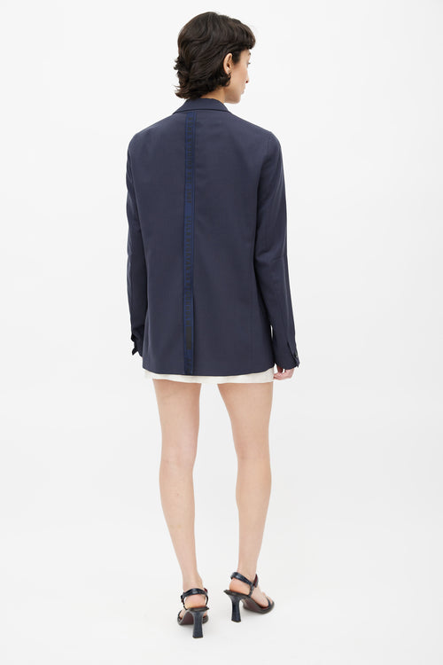 Acne Studios Navy Jinx Suit Oversized Blazer