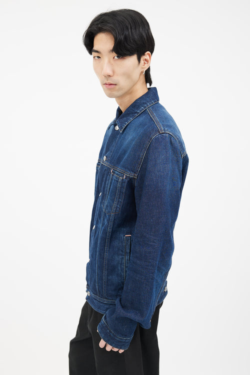 Acne Studios Blå Konst Dark Blue Pass Denim Jacket